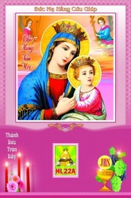Tranh Lịch Tết Đón Xuân ĐỨC MẸ MARIA